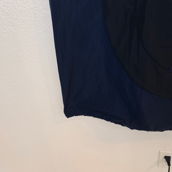 Sun Kim Dress XS Navy Blue Parachute Bubble Hem Lagenlook Artsy Modest - Picture 8 of 11